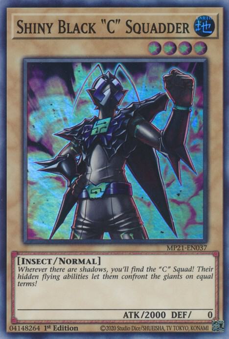 Shiny Black "C" Squadder card image