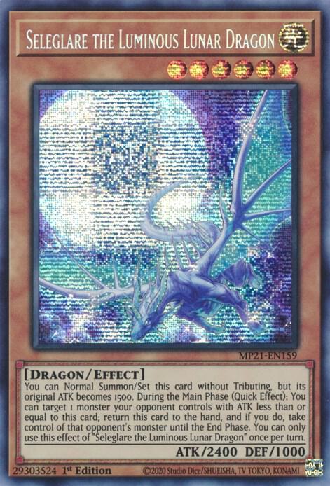 Seleglare the Luminous Lunar Dragon card image