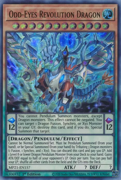 Odd-Eyes Revolution Dragon card image