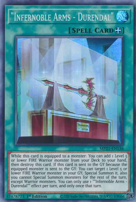 "Infernoble Arms - Durendal" card image
