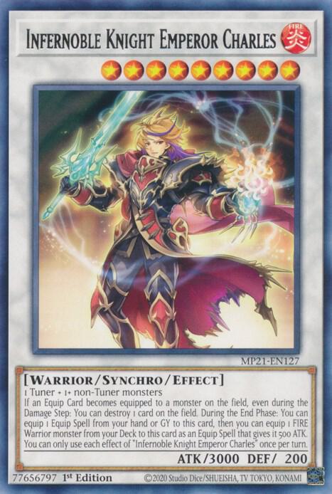 Infernoble Knight Emperor Charles card image