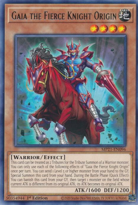 Gaia the Fierce Knight Origin card image