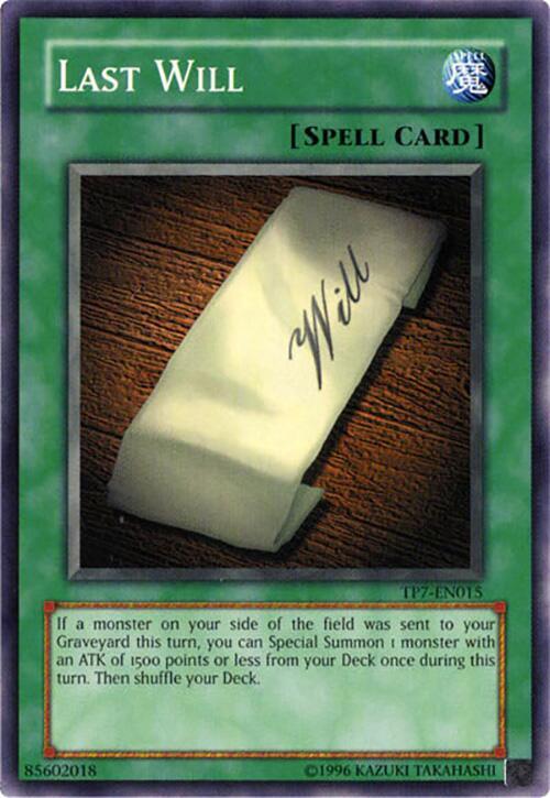 Last Will card image