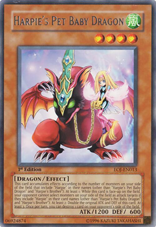 Harpie's Pet Baby Dragon card image