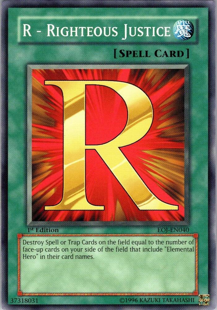 R - Righteous Justice card image
