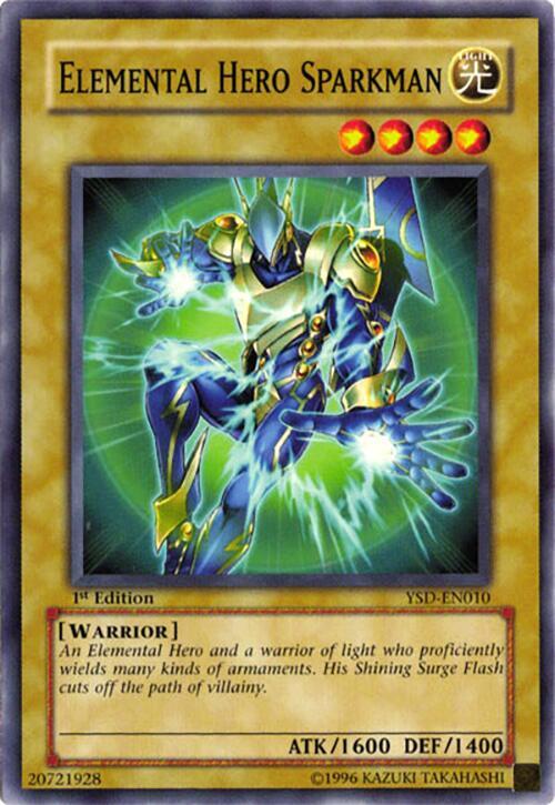 Elemental Hero Sparkman card image