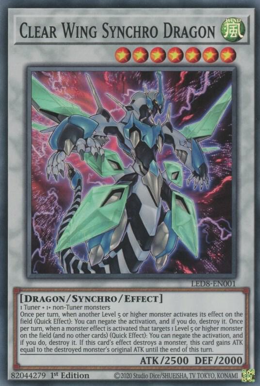 Clear Wing Synchro Dragon card image