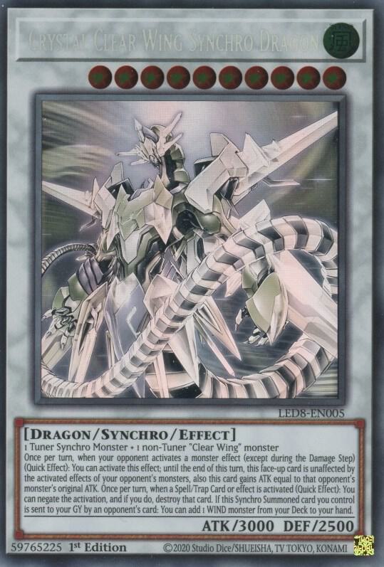 Crystal Clear Wing Synchro Dragon (Ghost Rare) card image