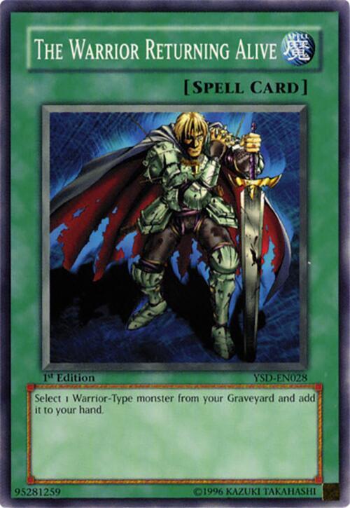The Warrior Returning Alive (1st Edition) card image