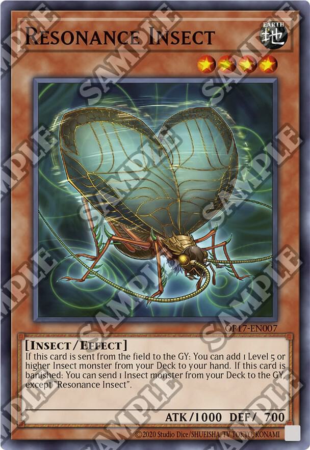 Resonance Insect card image
