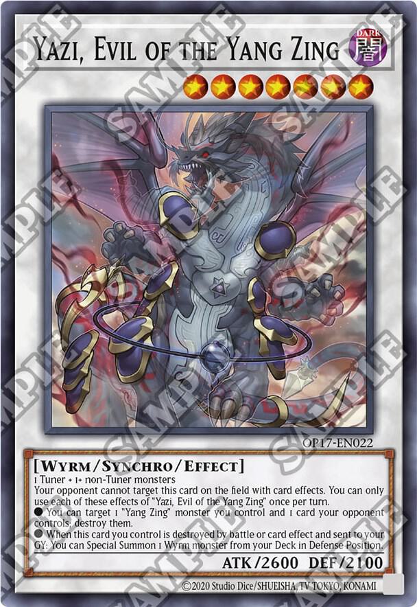 Yazi, Evil of the Yang Zing card image