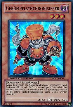Junk Synchron (German) - "Gerumpelsynchronisierer" card image