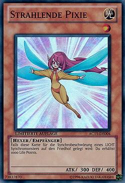 Sunny Pixie (German) - "Strahlende Pixie" card image