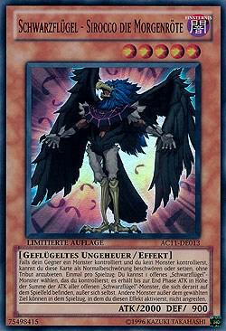 Blackwing - Sirocco the Dawn (German) - "Schwarzflugel - Sirocco die Morgenröte" card image