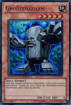 Big Piece Golem (German) - "Grossteilgolem" card image