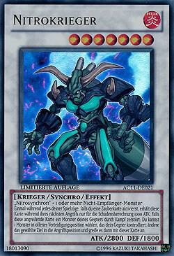 Nitro Warrior (German) - "Nitrokrieger" card image