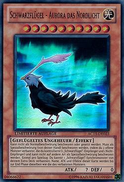 Blackwing - Aurora the Northern Lights (German) - "Schwarzflugel - Aurora das Nordlicht" card image