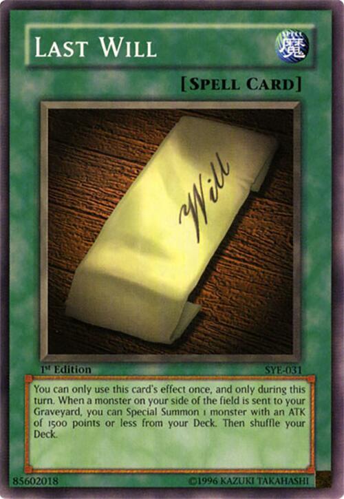 Last Will card image
