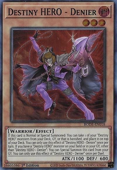 Destiny HERO - Denier (1st Edition) card image