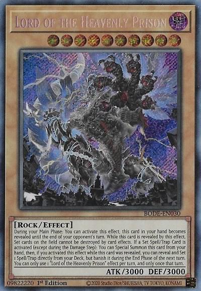 Lord of the Heavenly Prison (1st Edition) card image