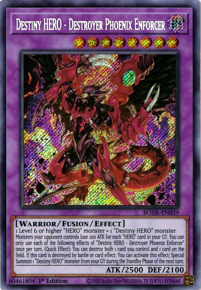 Destiny HERO - Destroyer Phoenix Enforcer (1st Edition) card image