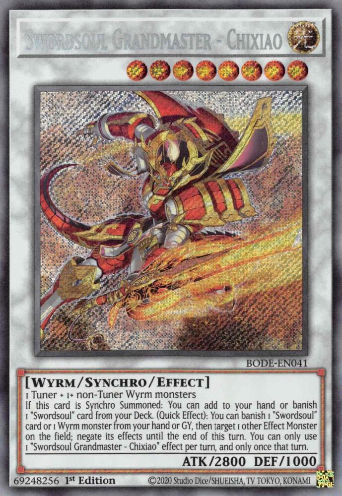 Swordsoul Grandmaster - Chixiao (1st Edition) card image