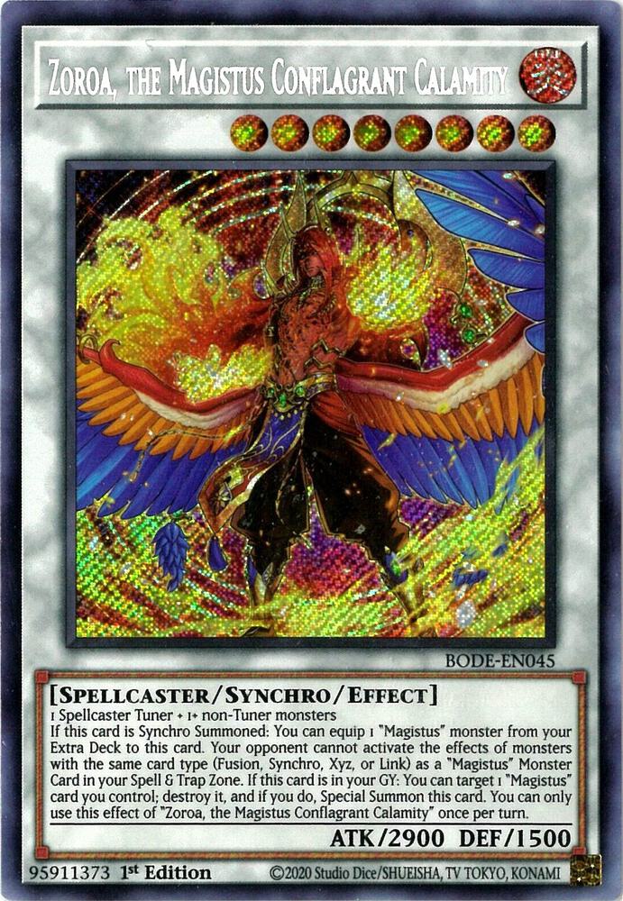 Zoroa, the Magistus Conflagrant Calamity (1st Edition) card image