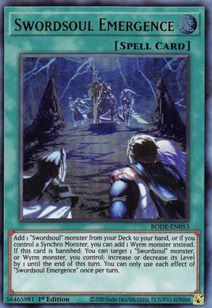 Swordsoul Emergence (1st Edition) card image
