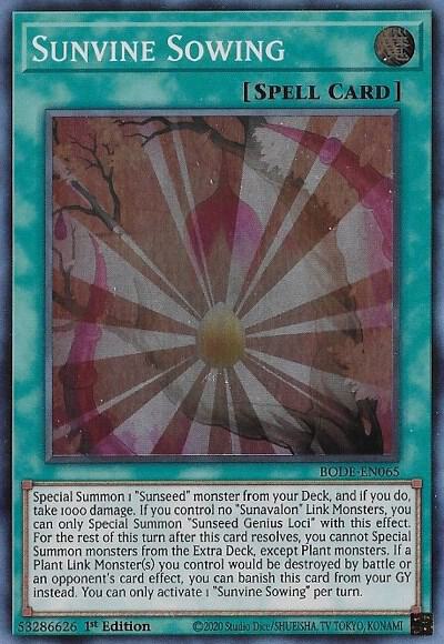 Sunvine Sowing (1st Edition) card image