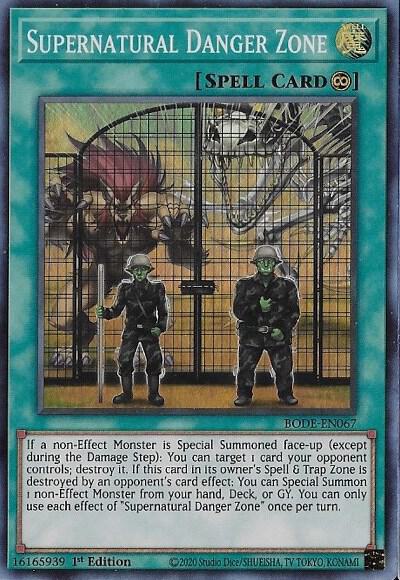 Supernatural Danger Zone (1st Edition) card image