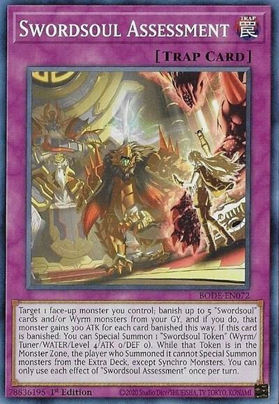 Swordsoul Assessment (1st Edition) card image