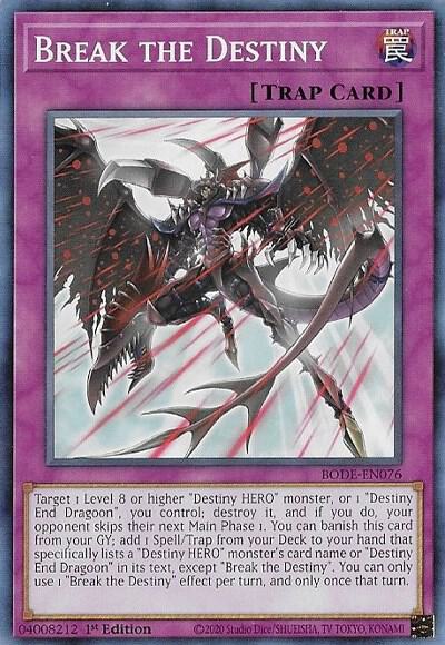 Break the Destiny (1st Edition) card image
