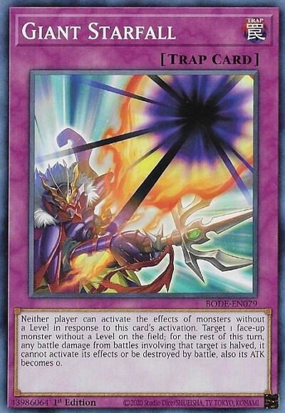 Giant Starfall (1st Edition) card image