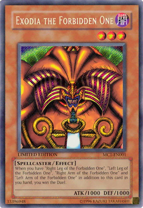 Exodia the Forbidden One card image