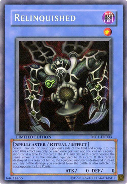 Relinquished card image