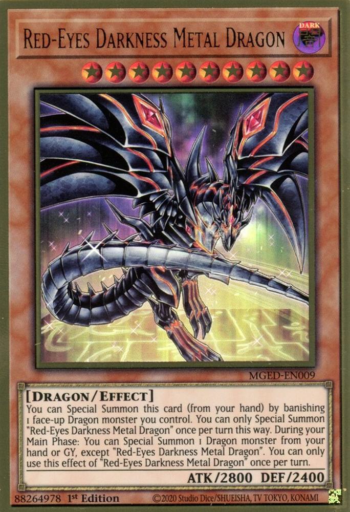 Red-Eyes Darkness Metal Dragon (Alternate Art) card image
