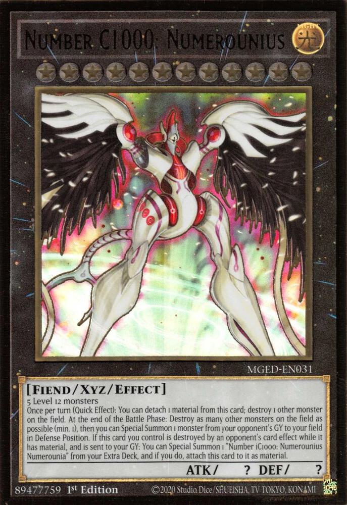 Number C1000: Numerounius card image
