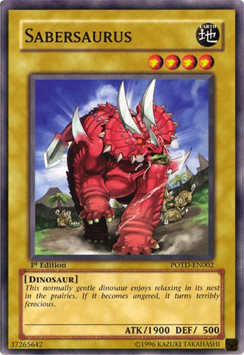 Sabersaurus card image