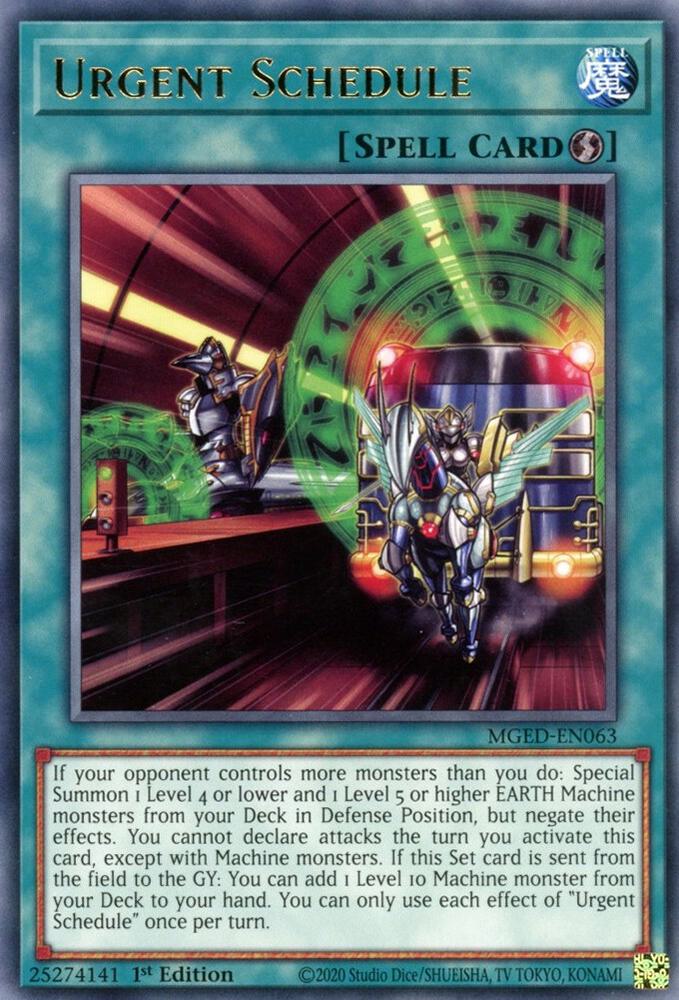 Urgent Schedule card image