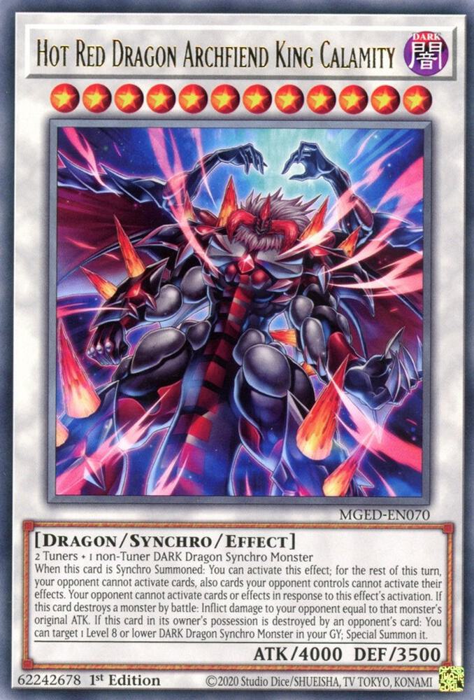 Hot Red Dragon Archfiend King Calamity card image