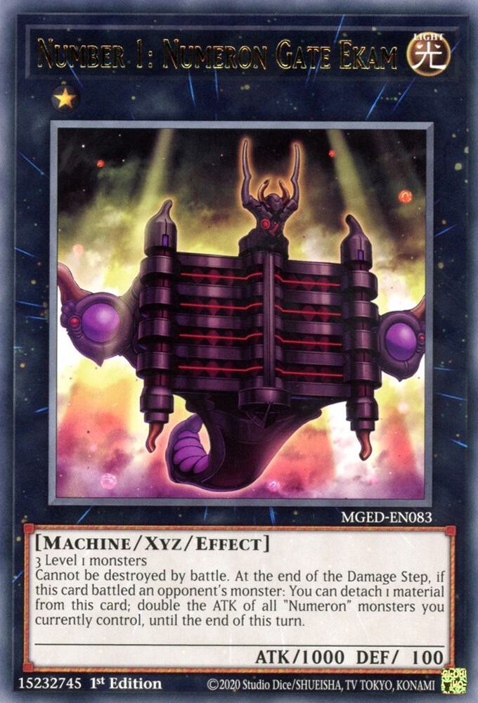 Number 1: Numeron Gate Ekam card image