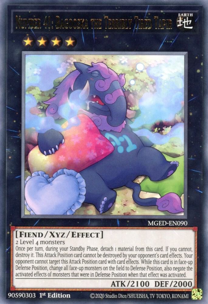 Number 41: Bagooska the Terribly Tired Tapir card image