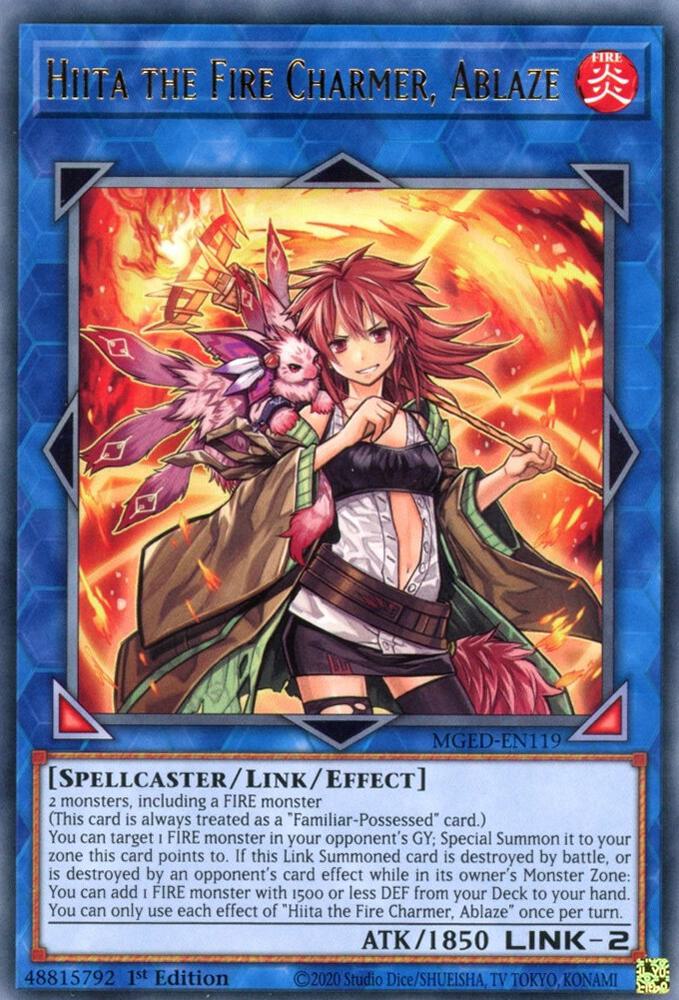 Hiita the Fire Charmer, Ablaze card image