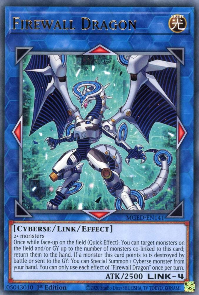 Firewall Dragon (Teal Original Art) card image