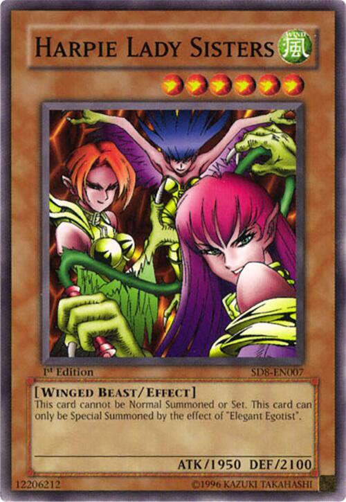 Harpie Lady Sisters (1st Edition) card image