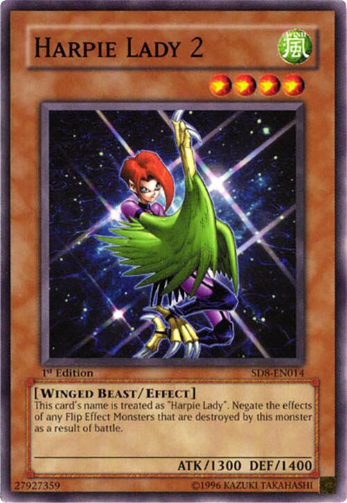 Harpie Lady 2 (1st Edition) card image