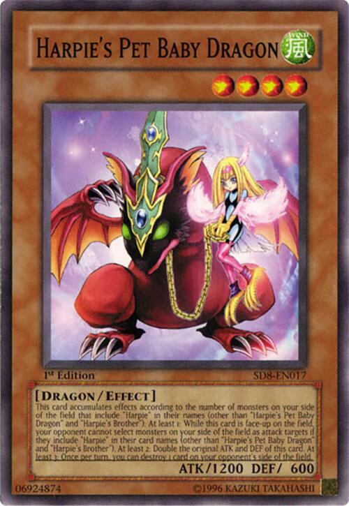 Harpie's Pet Baby Dragon card image