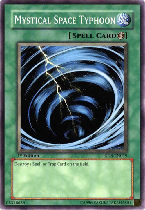 Mystical Space Typhoon (1st Edition) card image