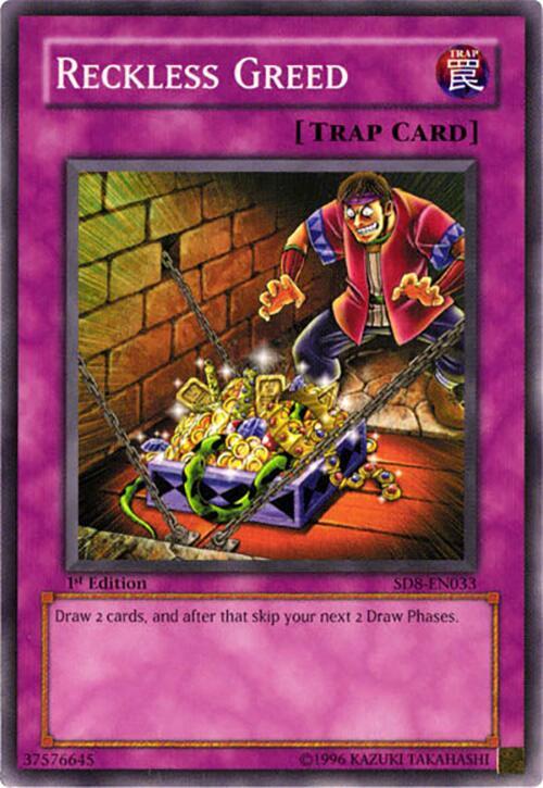 Reckless Greed (1st Edition) card image