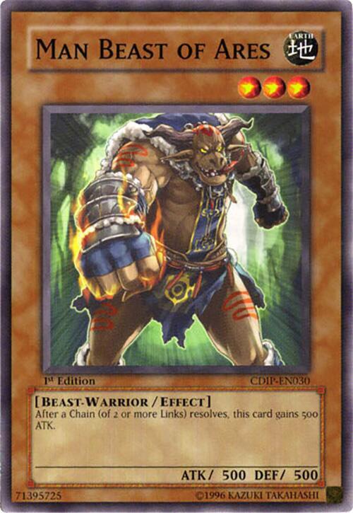 Man Beast of Ares (1st Edition) card image